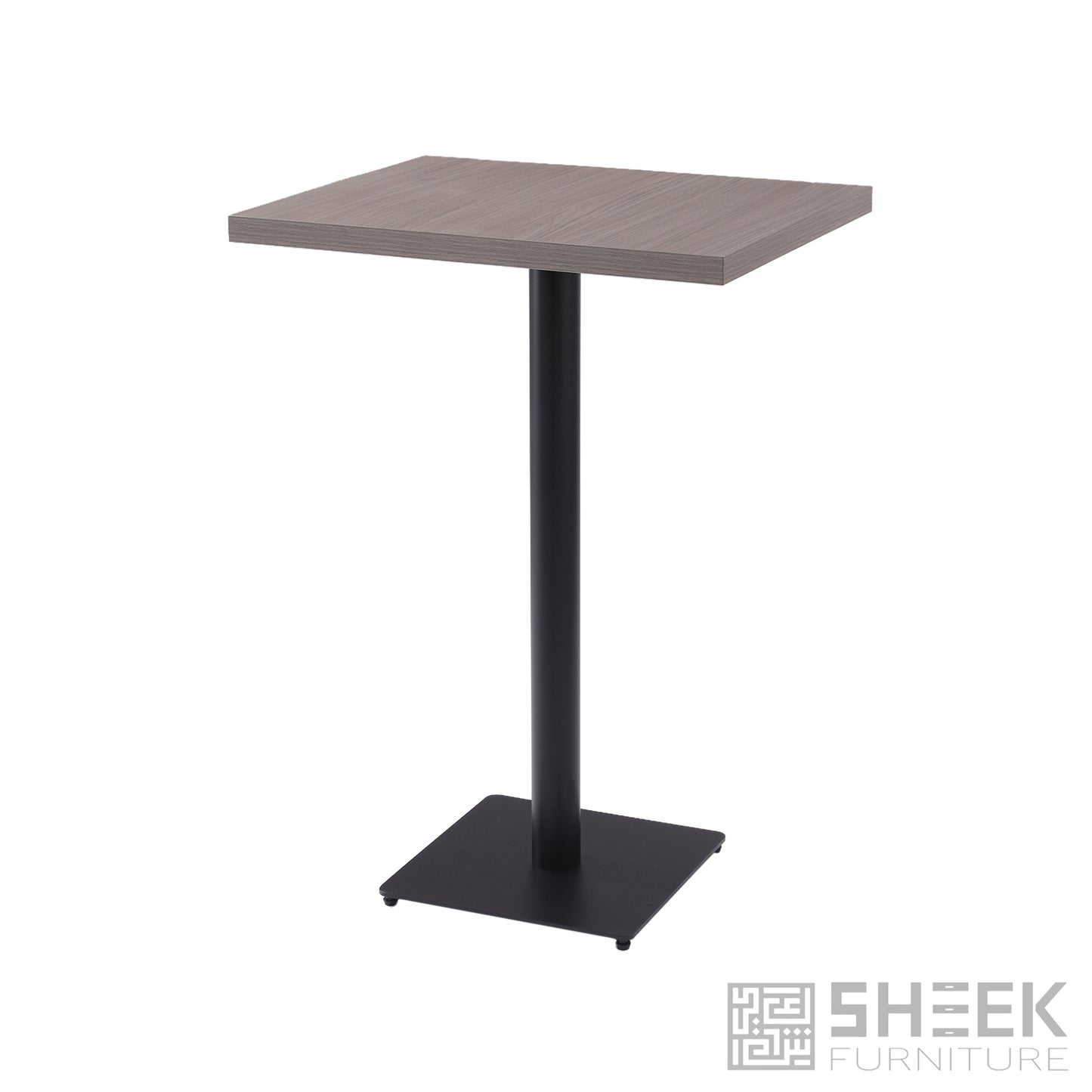 HPL Dining Table – Grey Ashwood - 24 x 30