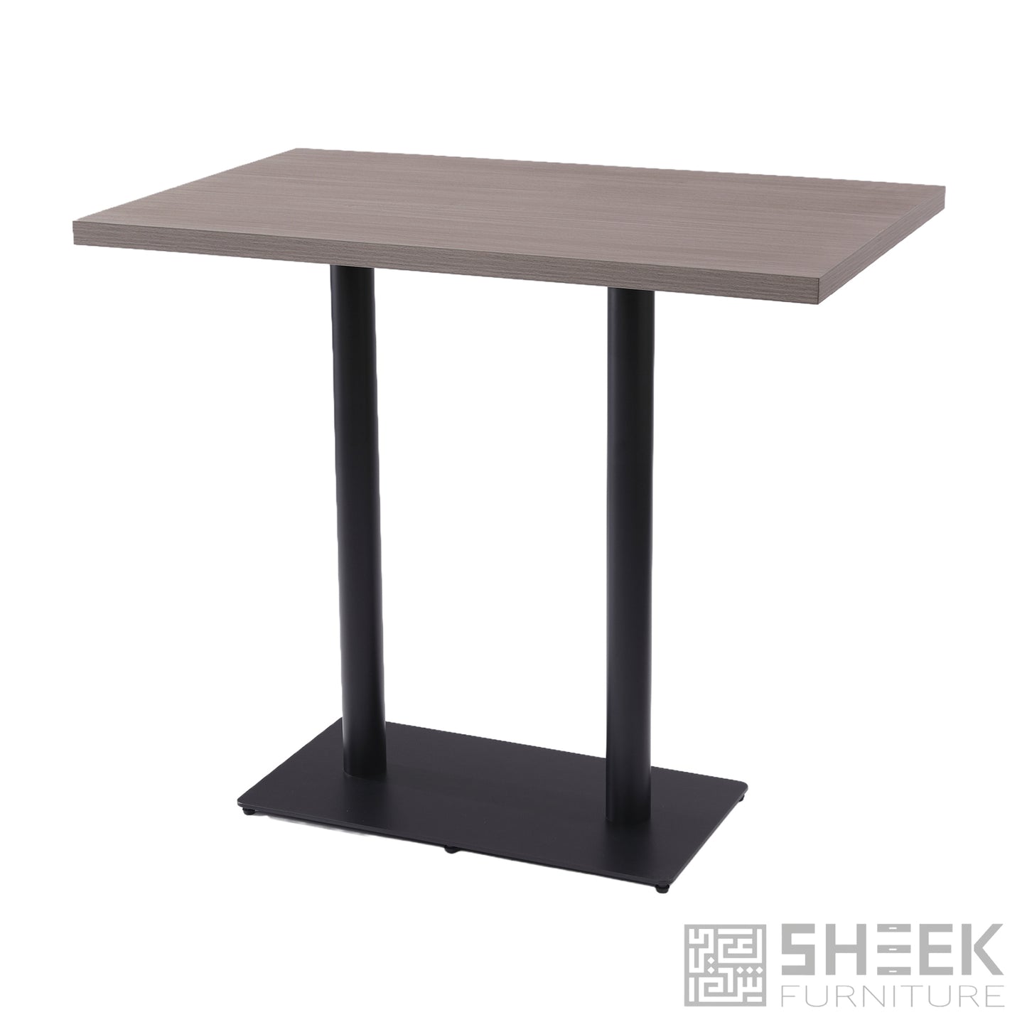 HPL Dining Table – Grey Ashwood - 48 x 30