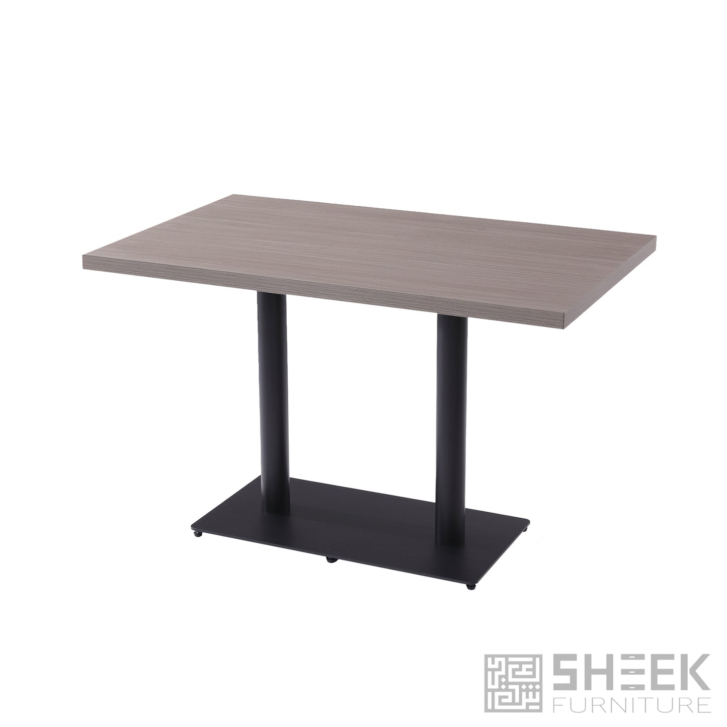 HPL Dining Table – Grey Ashwood - 48 x 30