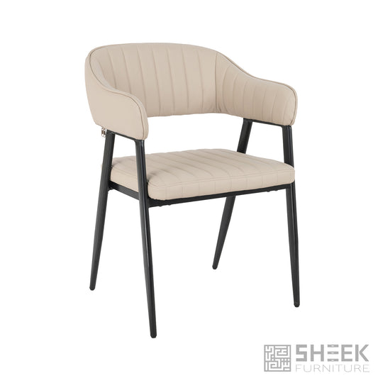 Hampton Barrel Chair – Blush Beige