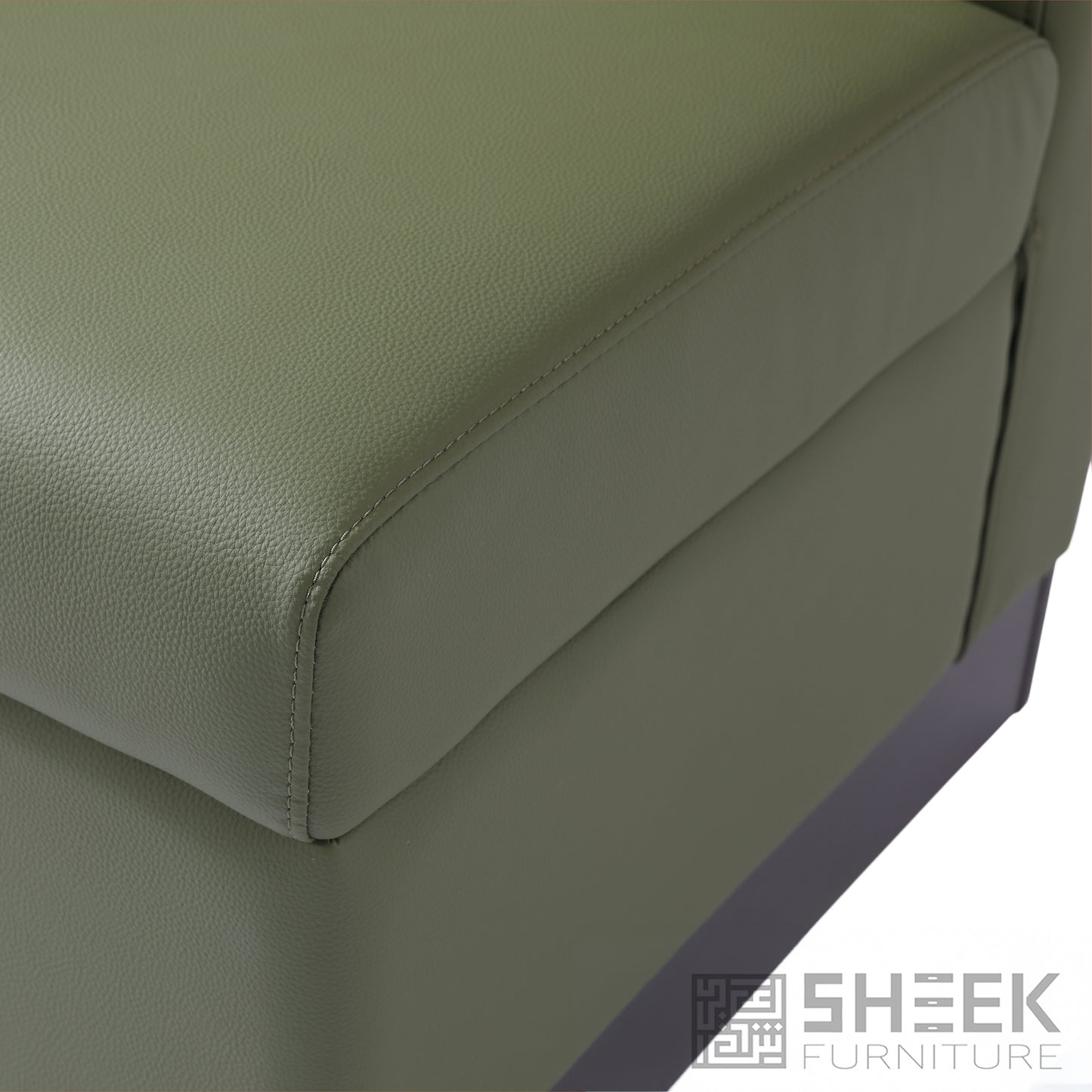 Zeus Channel Booth – Olive Green - 48"