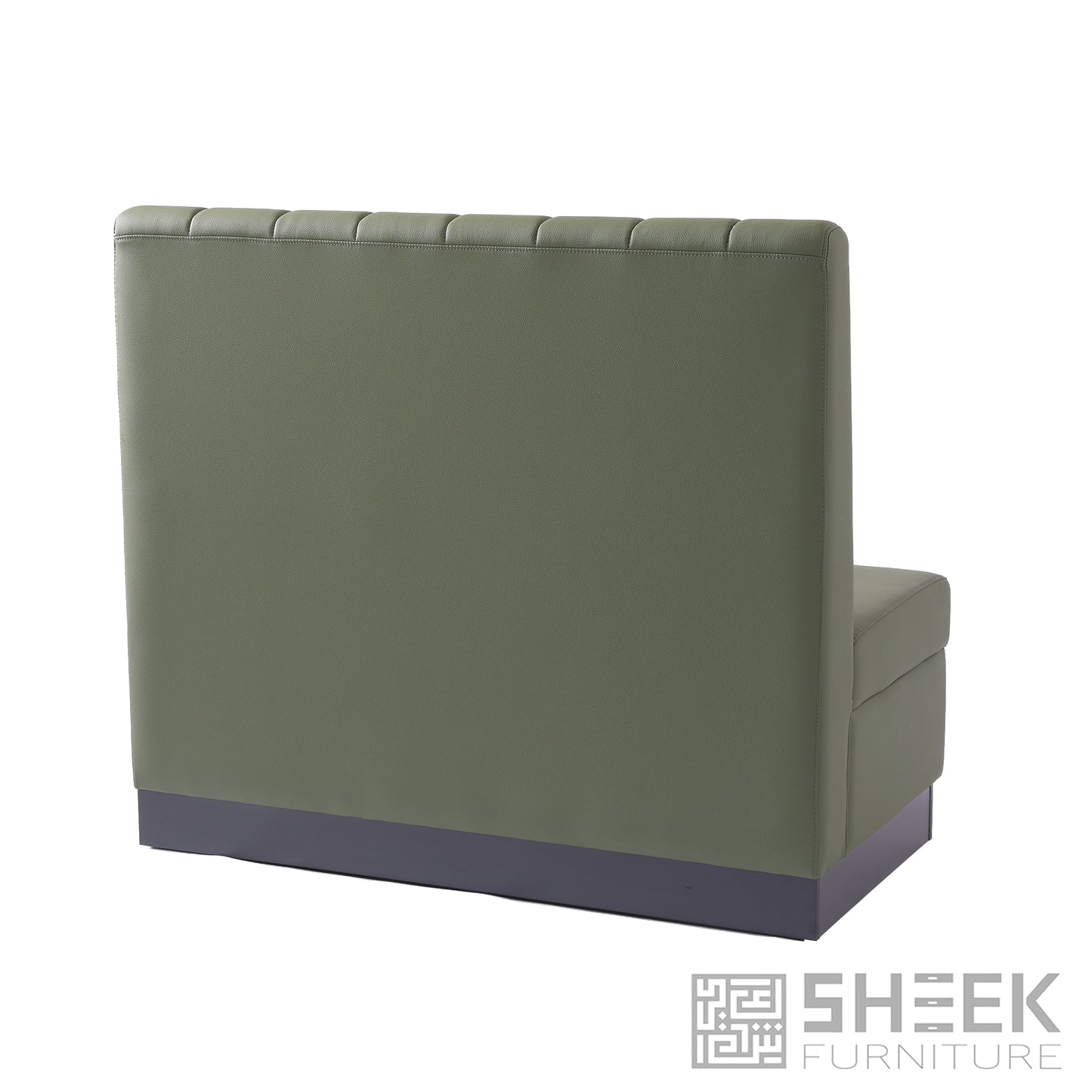 Zeus Channel Booth – Olive Green - 48"