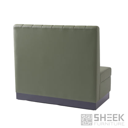 Zeus Channel Booth – Olive Green - Corner 26"