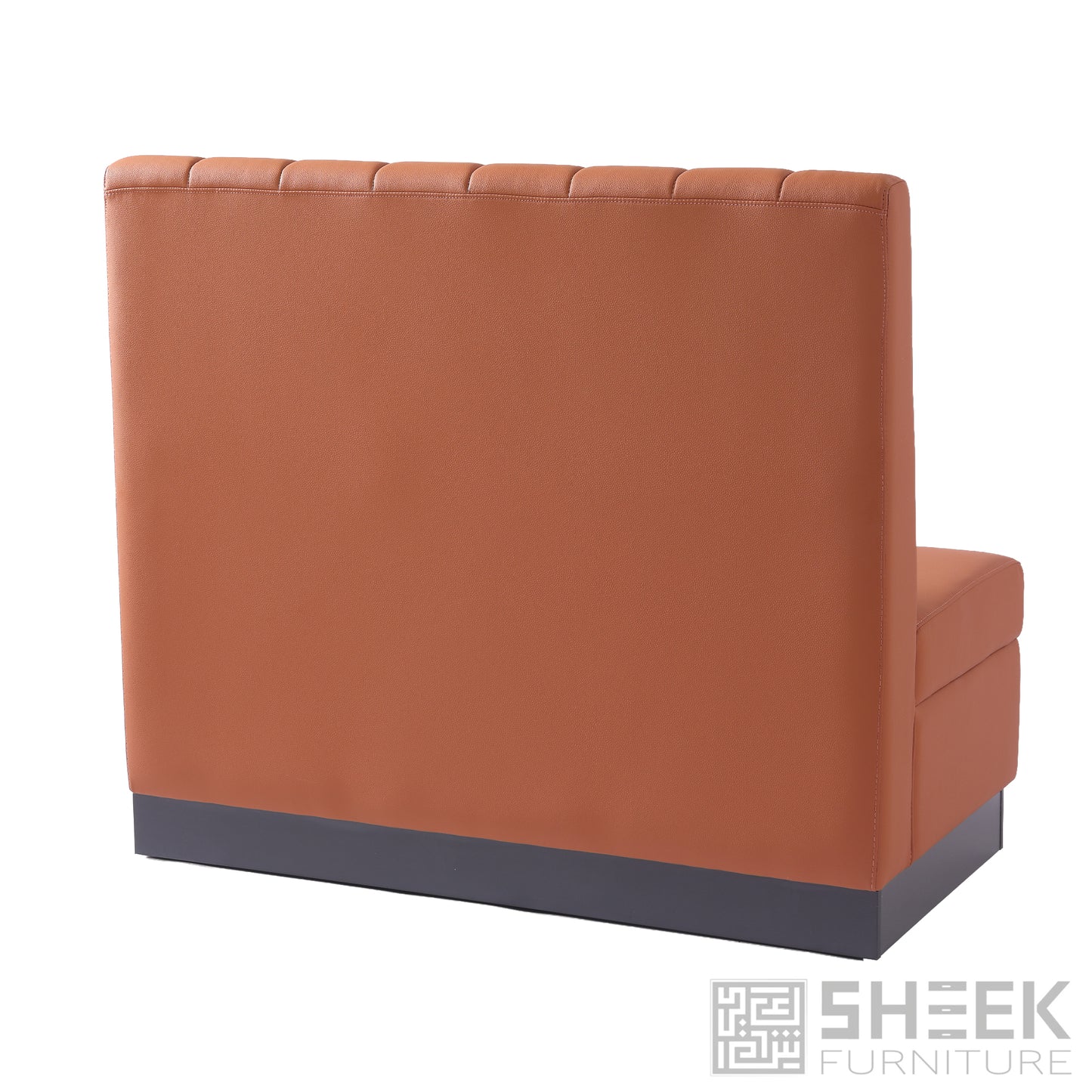 Zeus Channel Booth – Rust Brown - Corner 26"