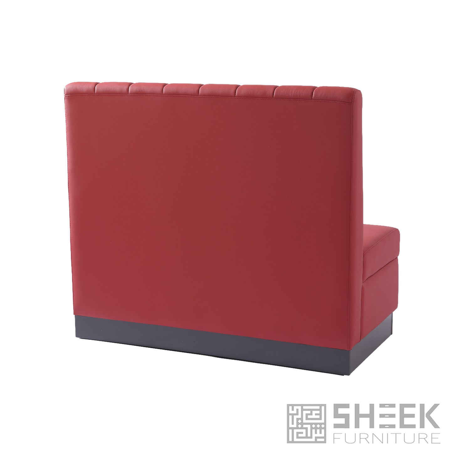 Zeus Channel Booth – Wine Red - 48"