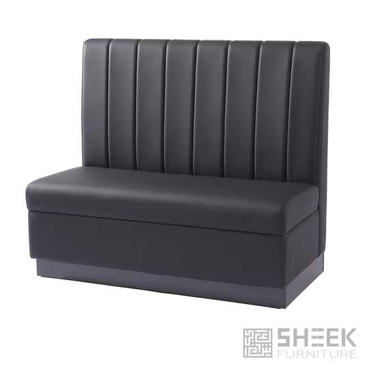 Zeus Channel Booth – Midnight Black - 48"
