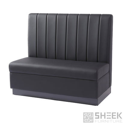 Zeus Channel Booth – Rust Brown - 48"