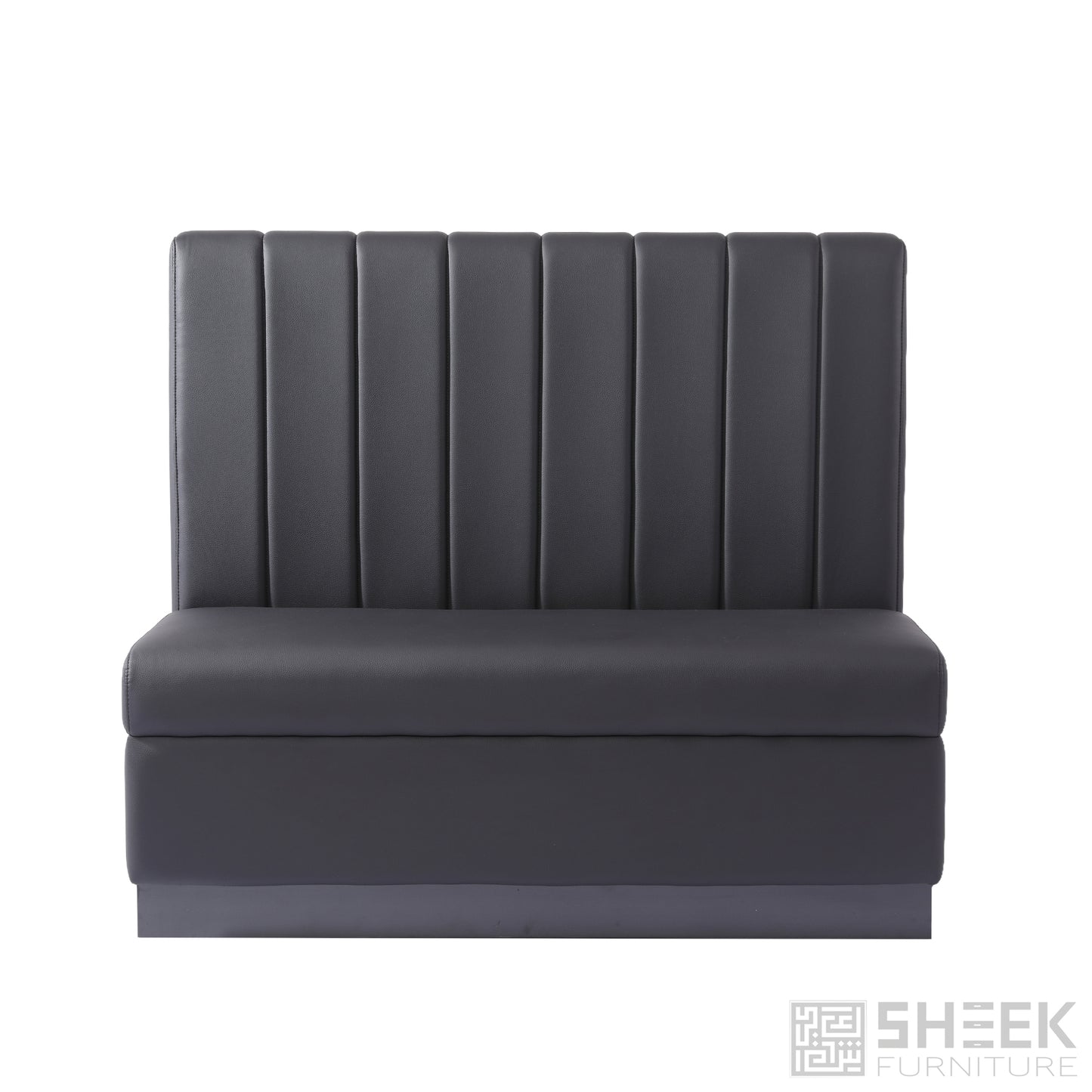Zeus Channel Booth – Midnight Black - 48"