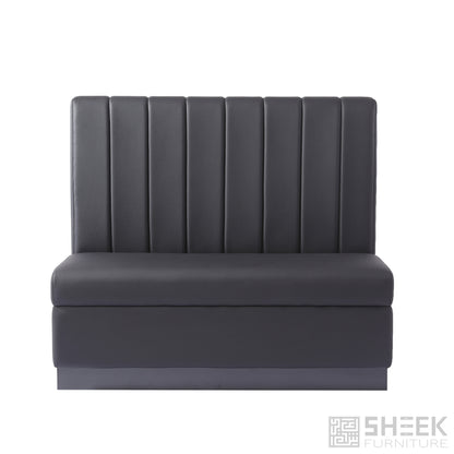 Zeus Channel Booth – Midnight Black - 48"