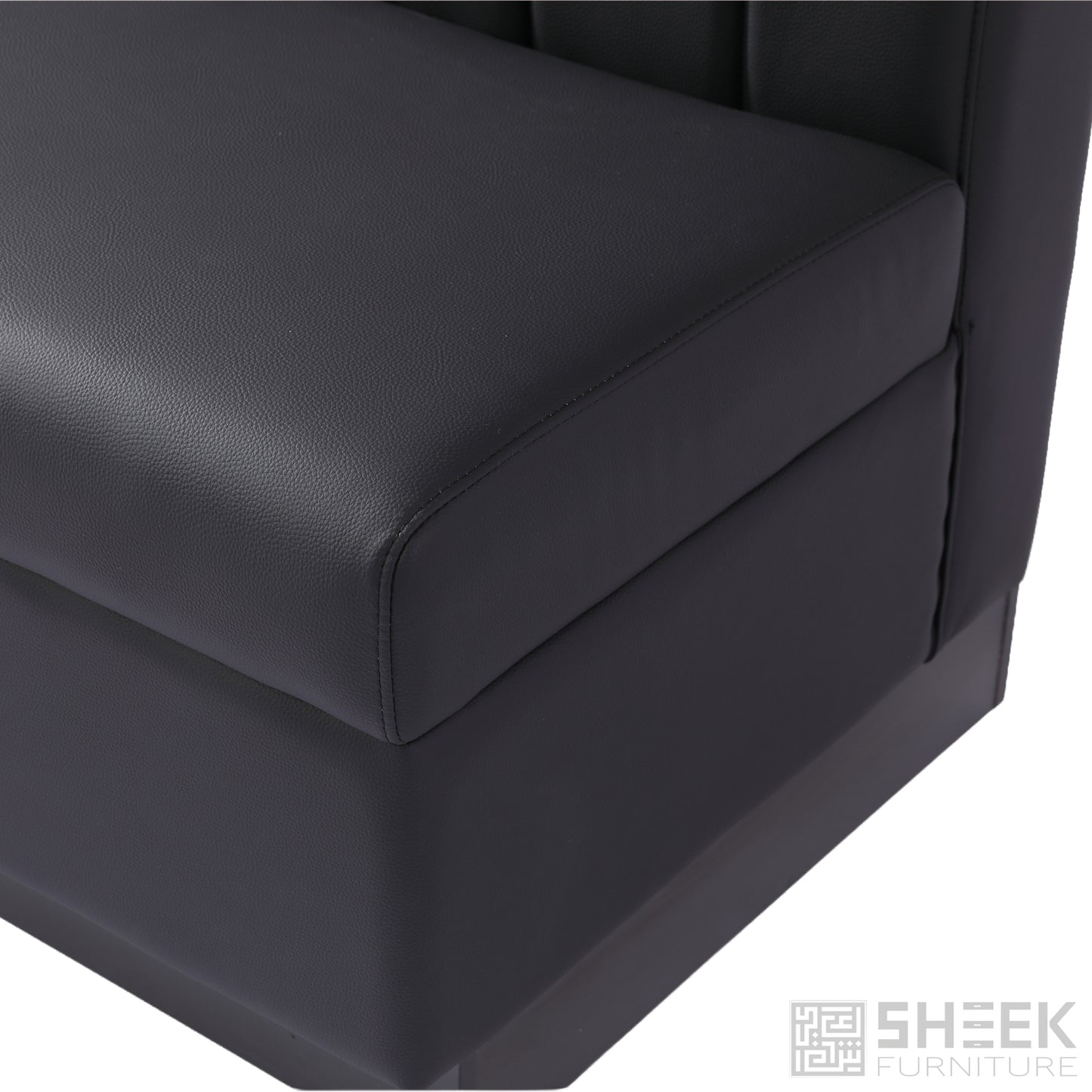 Zeus Channel Booth – Midnight Black - 48"