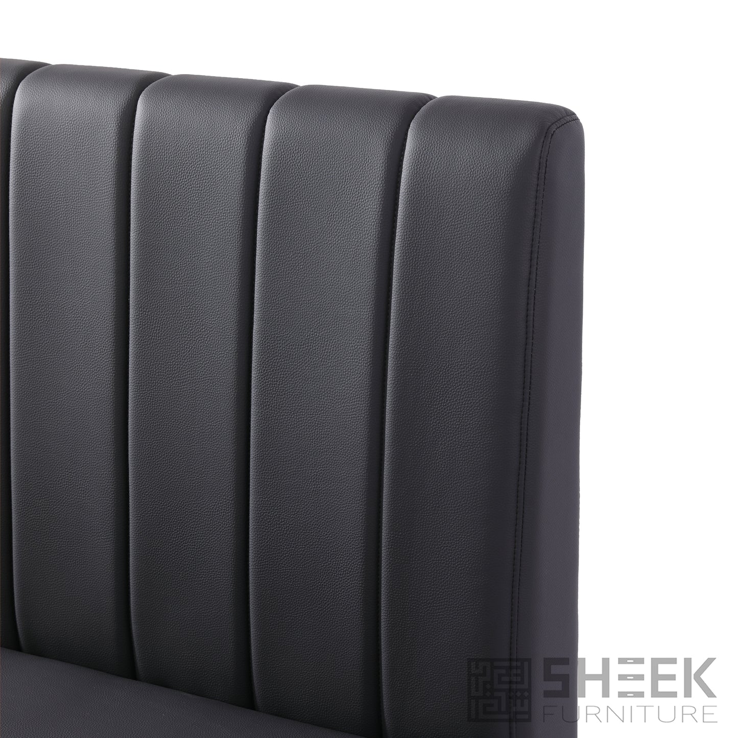 Zeus Channel Booth – Midnight Black - 48"