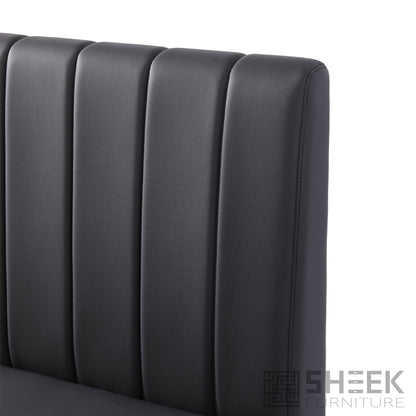 Zeus Channel Booth – Midnight Black - 48"