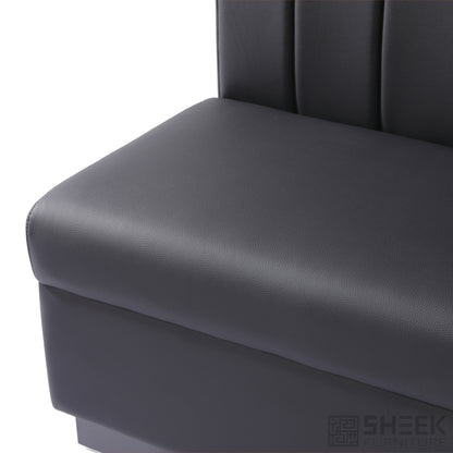 Zeus Channel Booth – Midnight Black - 48"