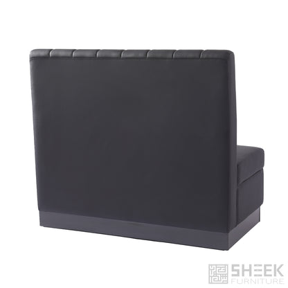 Zeus Channel Booth – Midnight Black - 48"
