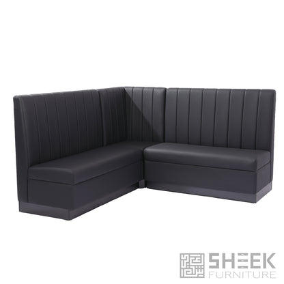 Zeus Channel Booth – Wine Red - 48"