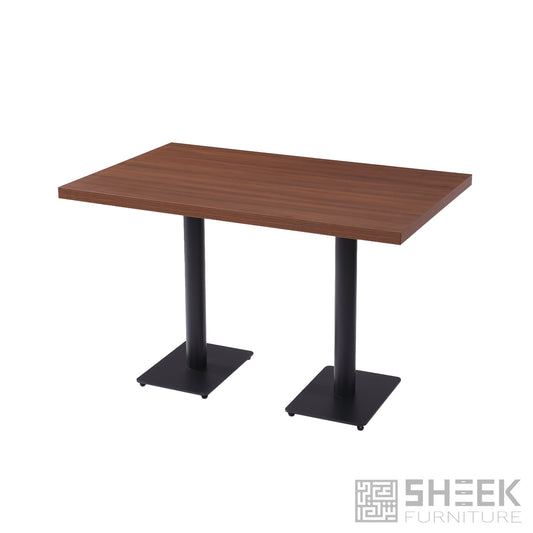 HPL Dining Table – Walnut - 48 x 30