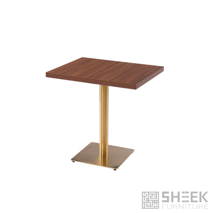 HPL Dining Table – Walnut - 24 x 30
