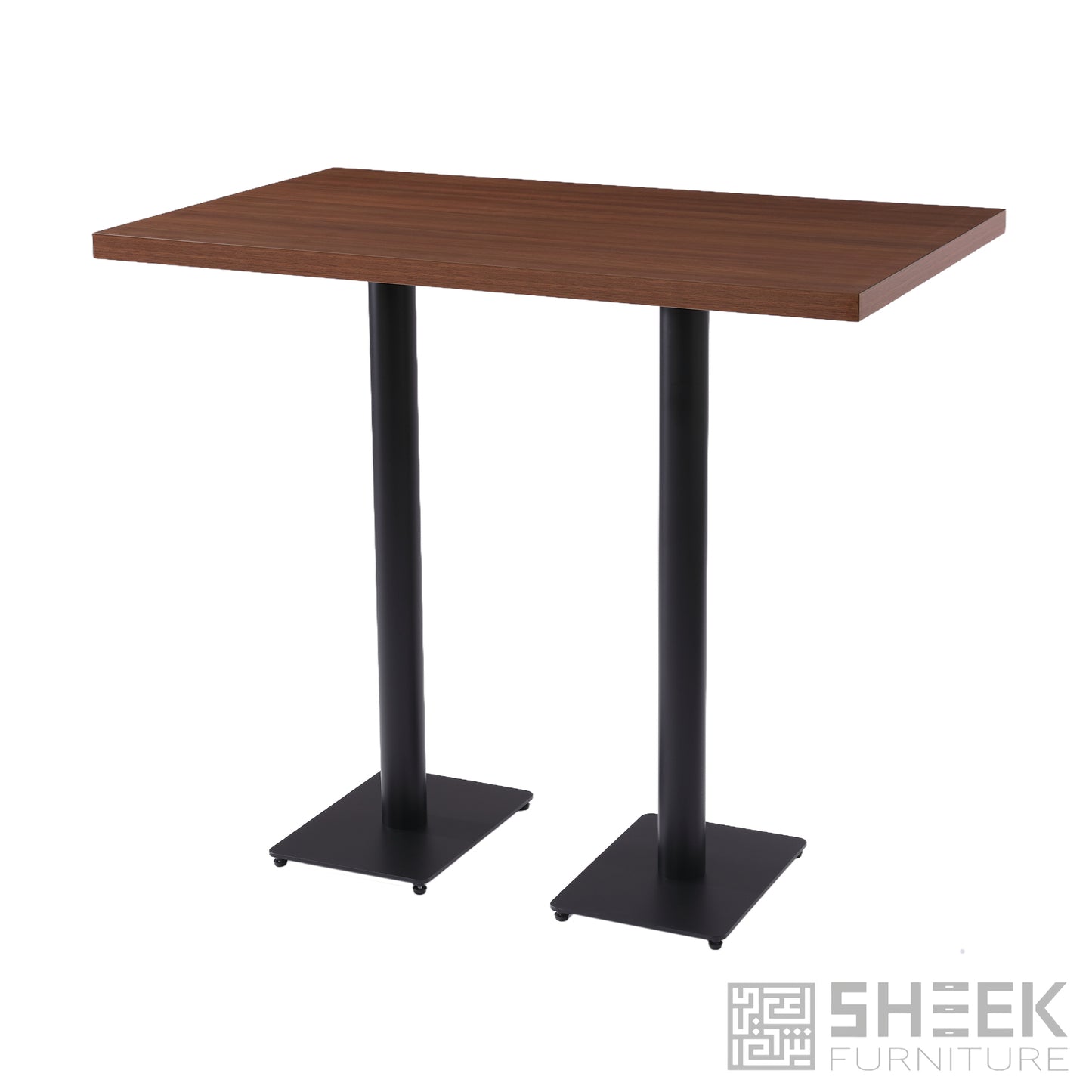 HPL Dining Table – Walnut - 48 x 30