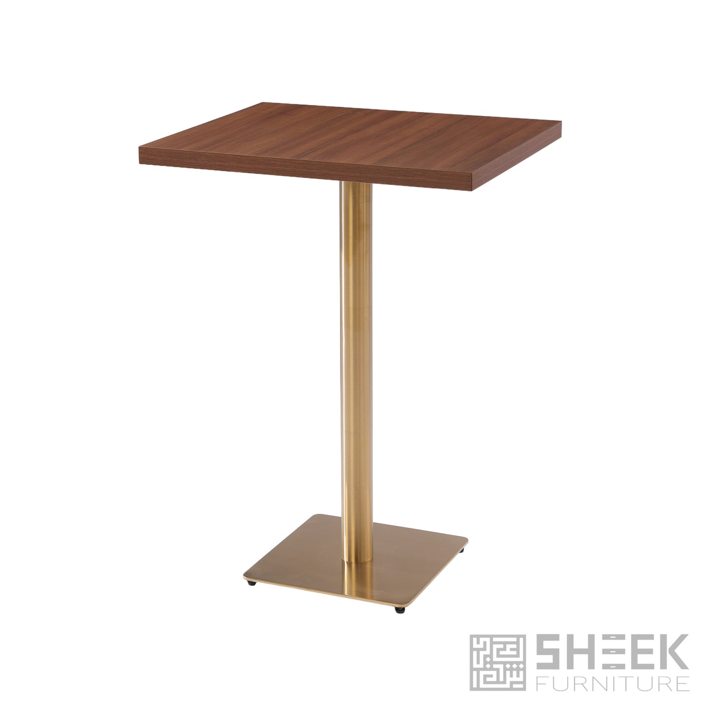 HPL Dining Table – Walnut - 24 x 30