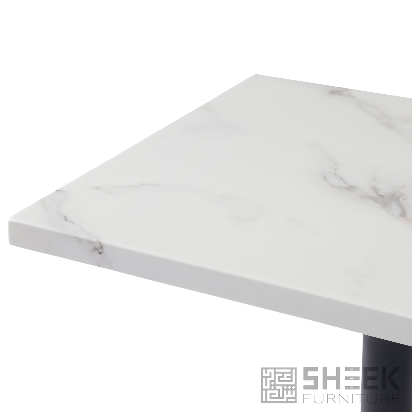 Rhea Table Top – Carrara White Resin Stone - 48 x 30