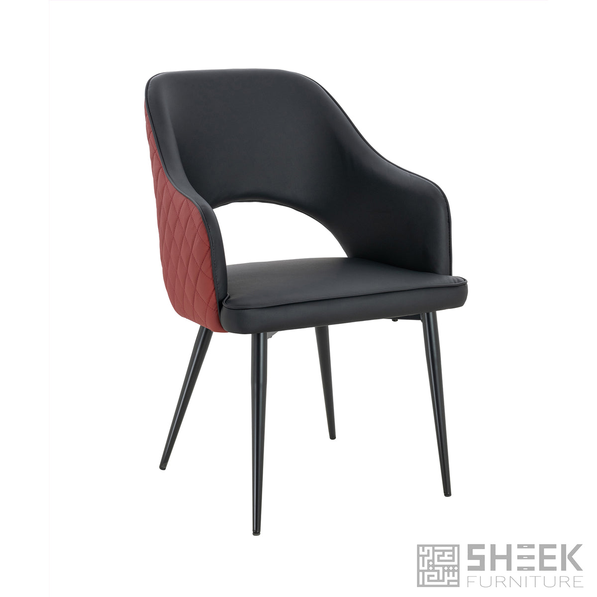Ares Dining Chair – Wine Red